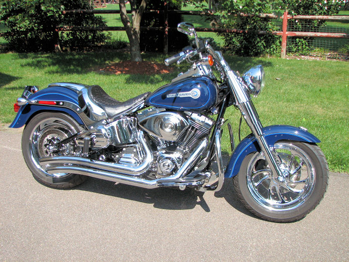 What pipes for new Fat Boy Page 2 Harley Davidson Forums